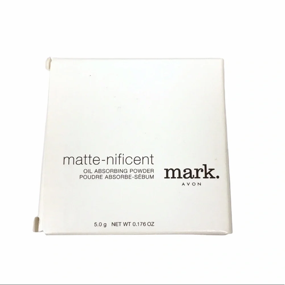 mark. Matte-Nificent Pressed Powder Oil Absorbing Compact Mirror Puff Matte Mid